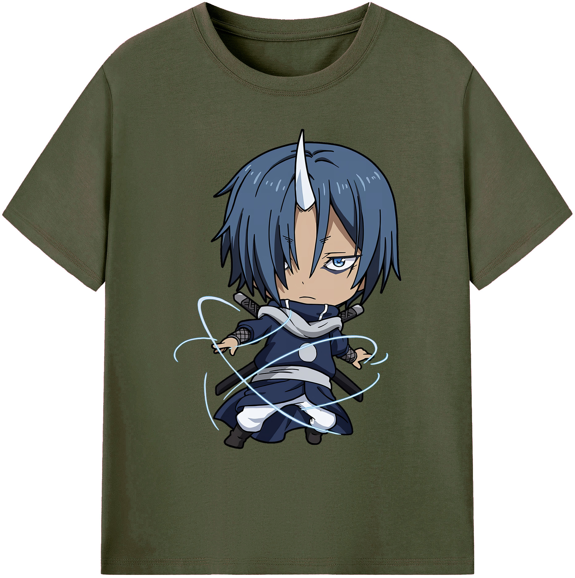 （画像用） 転スラ Regarding Reincarnated to Slime 綿100％ メンズ半袖Tシャツ｜肌触りやわらか＆通気性